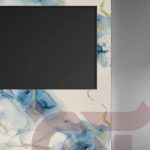 ماربل شیت متالایز پشت تلویزیون