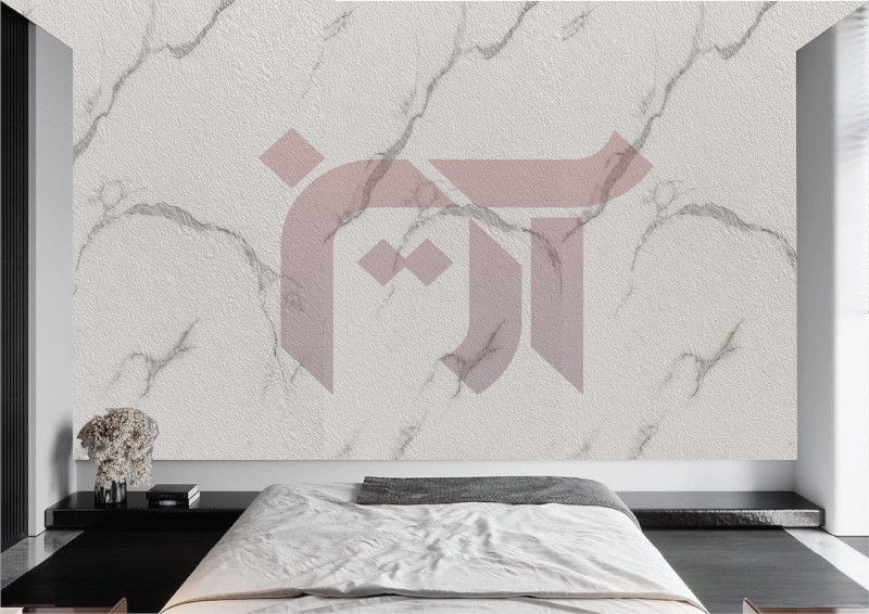 دیوارپوش ماربل شیت برجسته طراحی شیک ساختمانی